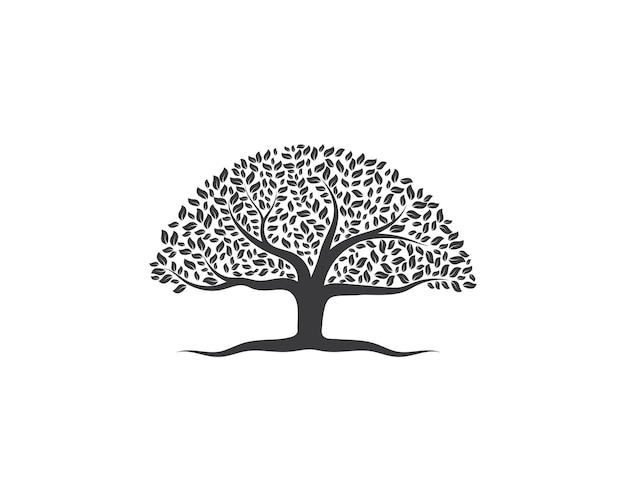 Tree icon logo template vector design