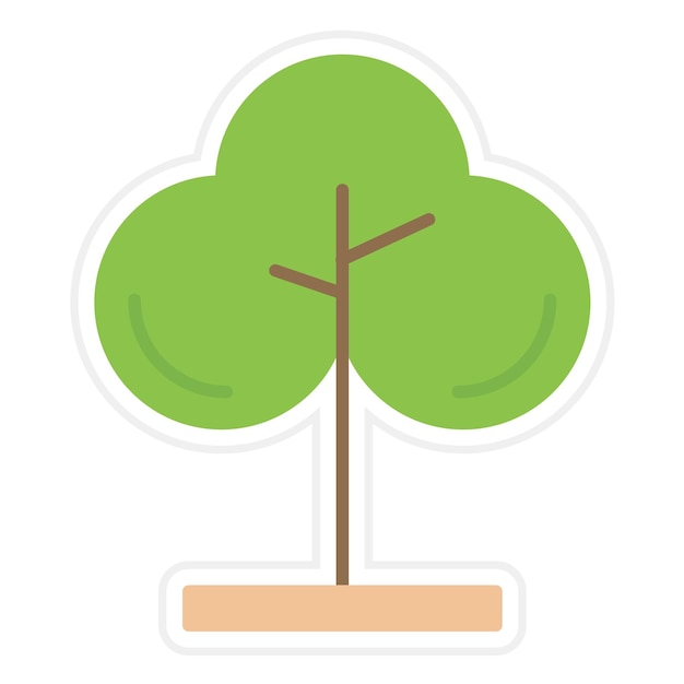 Tree icon vector image Can be used for Spring