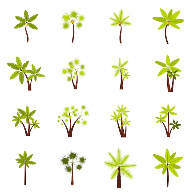 Tree icons set