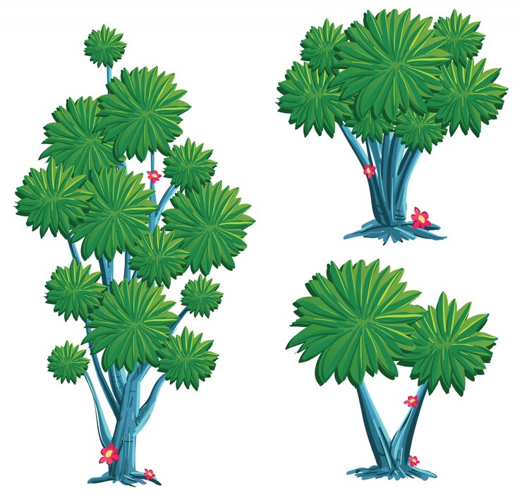 Vector tree illustration collection
