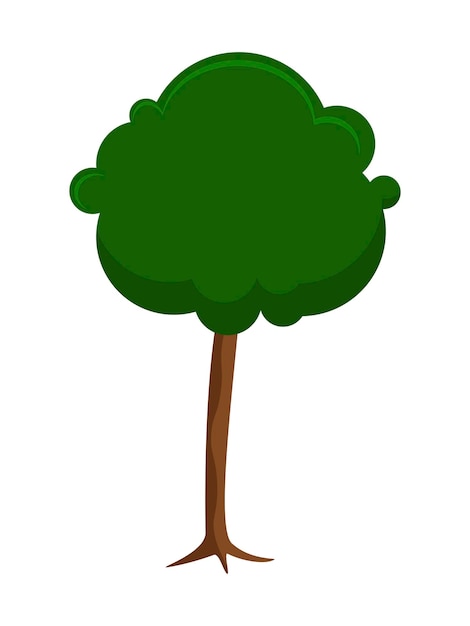 Vector tree illustration