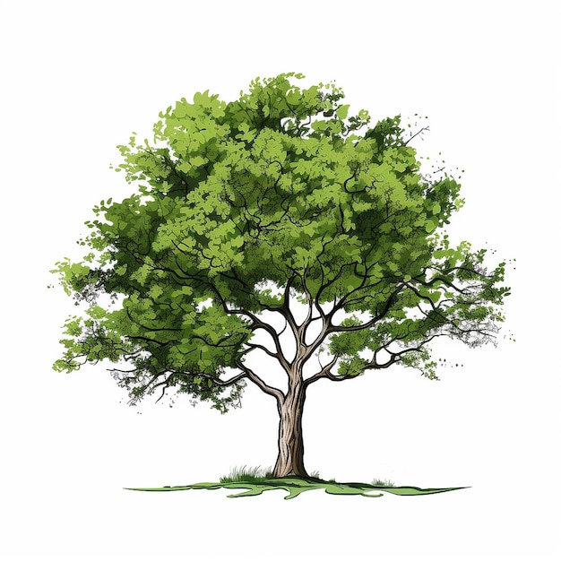 Vector tree illustration