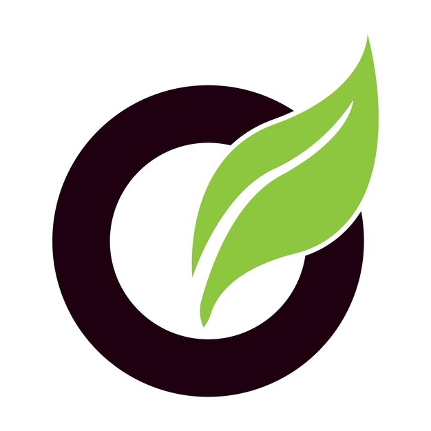 Vector tree leaf vector logo design eco friendly concept