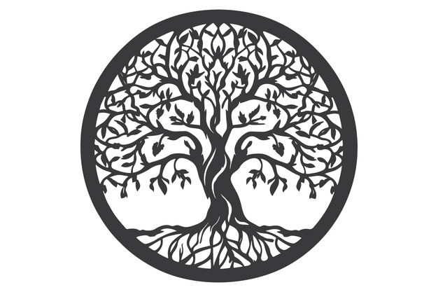 Дерево жизни Bundle Tree of life Clipart Древо жизни вырезать файлы для Cricut Кельтское дерево жизни