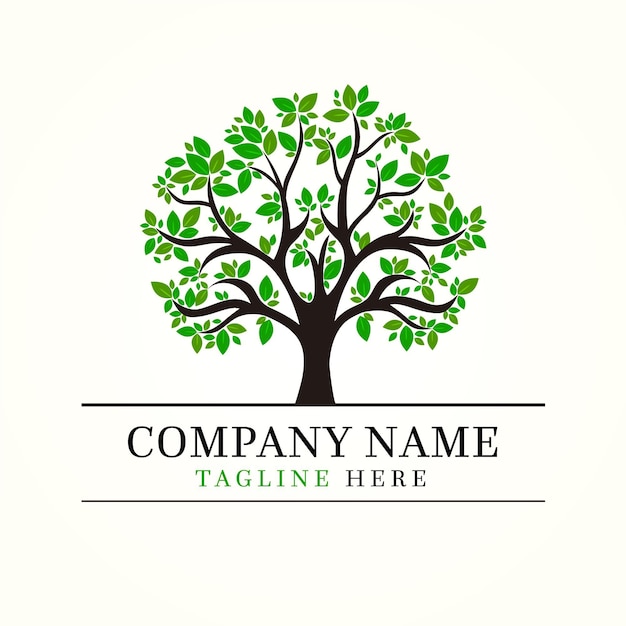 Vector tree life logo template