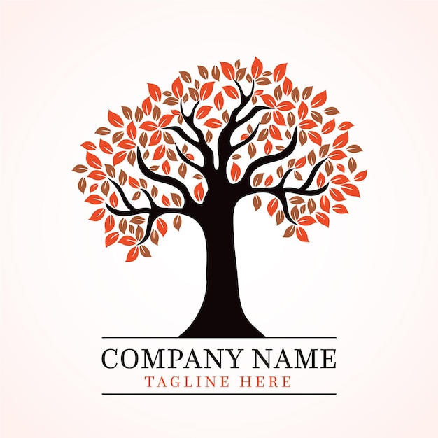 Tree life logo template