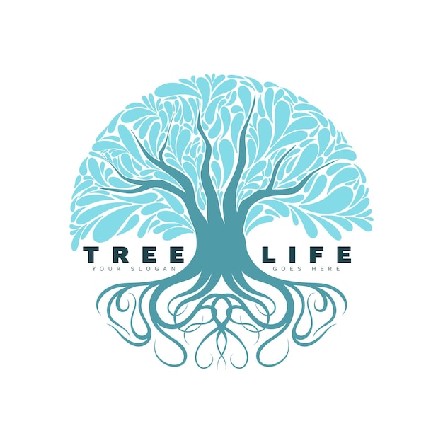 Vector tree life logo