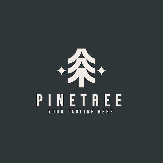 Tree logo boutique Linear Design Vector Stock Abstract Geometric Leaves Logo Wellness Design Template Leaf Nature Logo Vector illustration