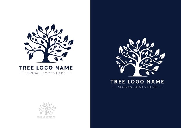 Tree logo design concept