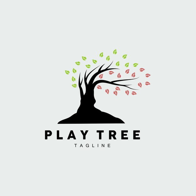 Tree Logo Design Playground Vector Education Tree Icon