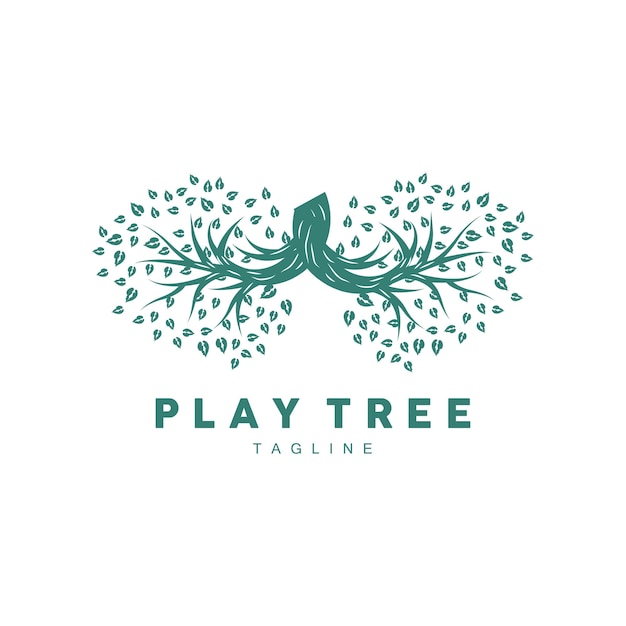 Tree Logo Design Playground Vector Education Tree Icon