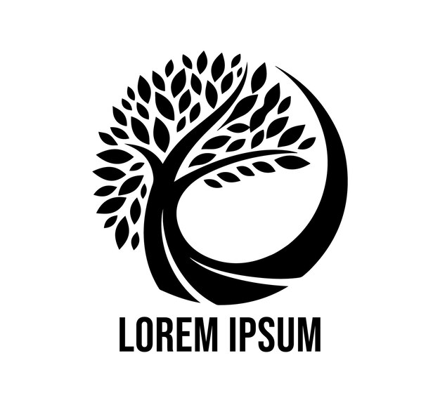 A tree logo design