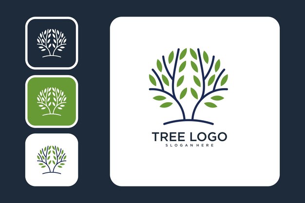 나무 로고 디자인