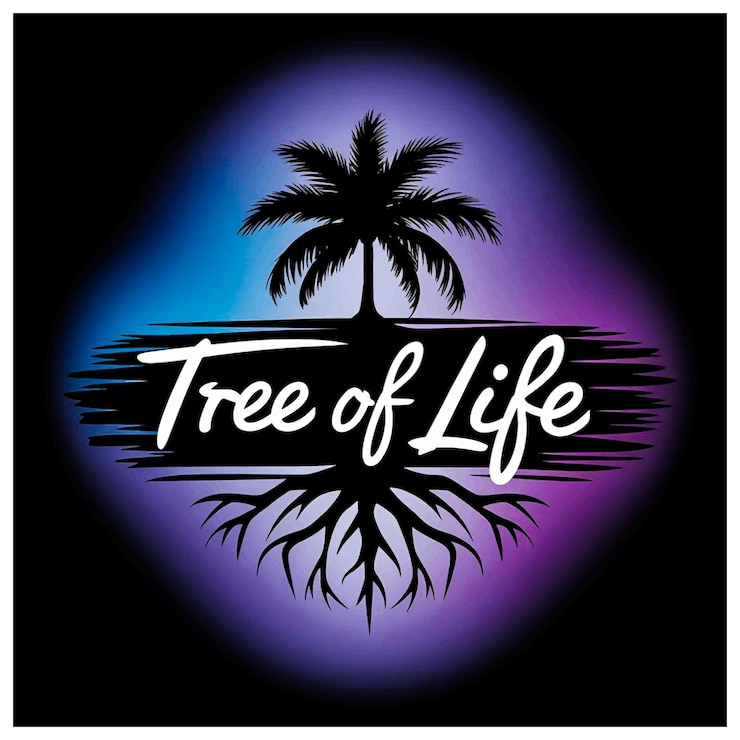 Vector tree logo illustration