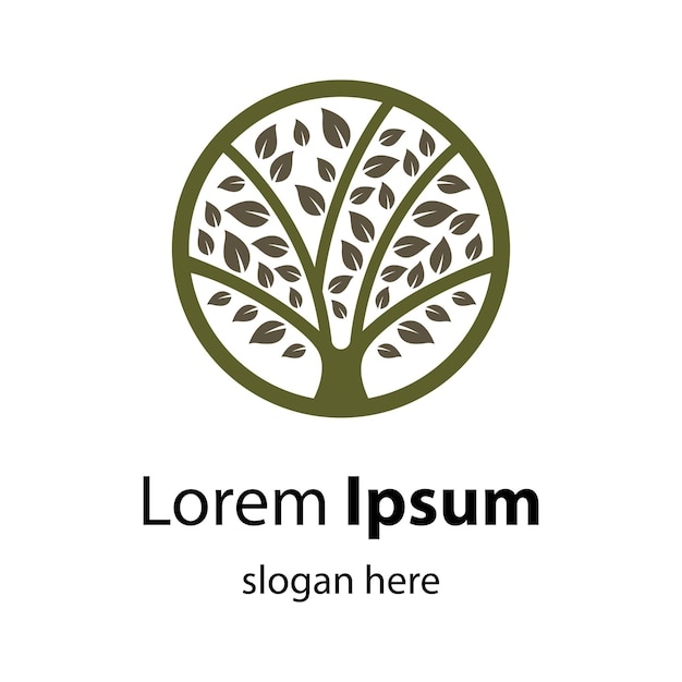 Дизайн изображений логотипа дерева