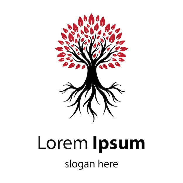 Дизайн изображений логотипа дерева