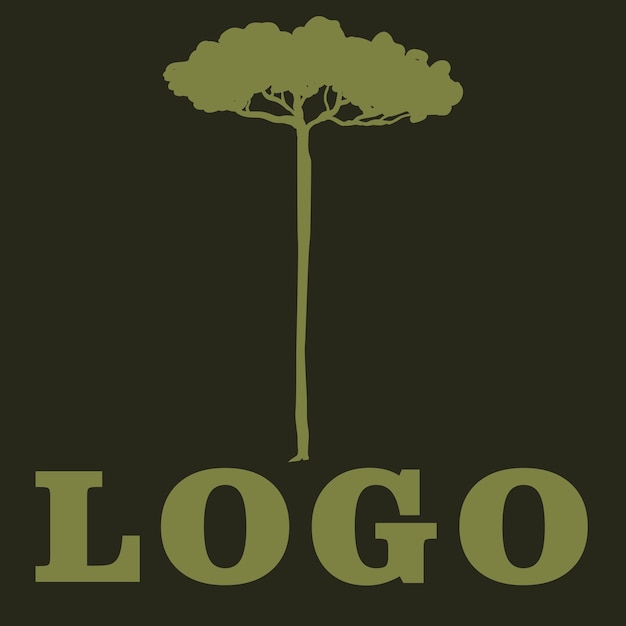 Vector tree logo