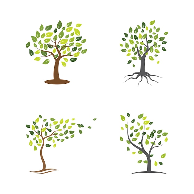 Vector tree nature illustration