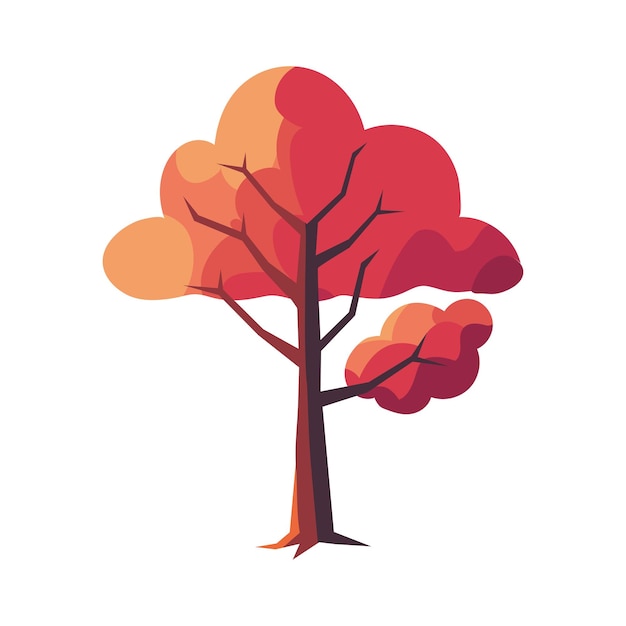 tree nature spring icon isolated