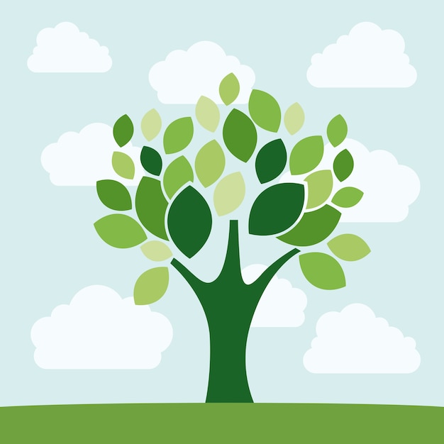 Tree plant icon