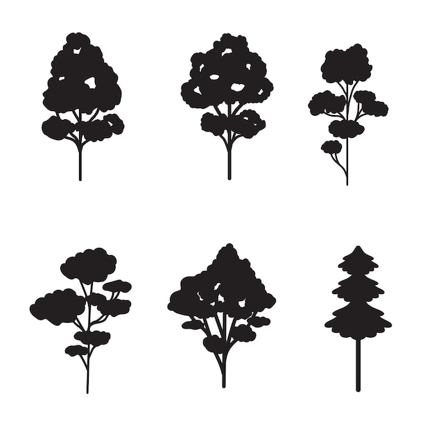 Tree Silhouette Illustration Vector