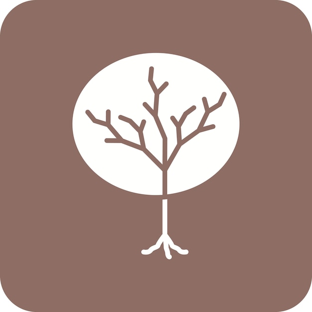 Tree Trunk icon vector image Can be used for Winter