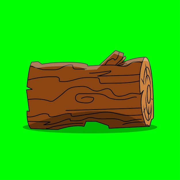 Vector tree trunk illustration for various types of use