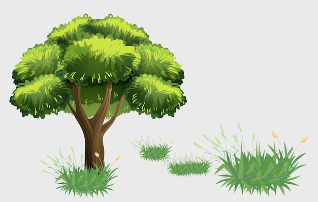 Vector tree vector eps background design