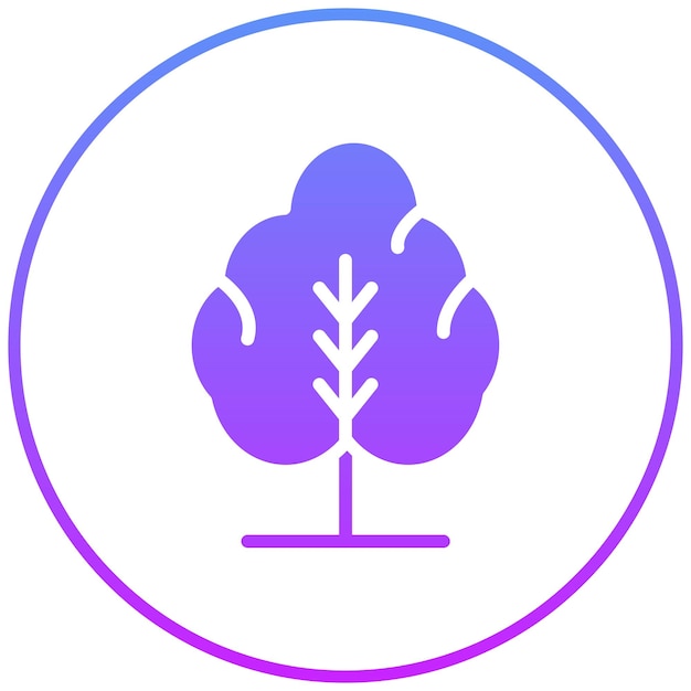 Tree vector icoon illustratie van de lente icoon set