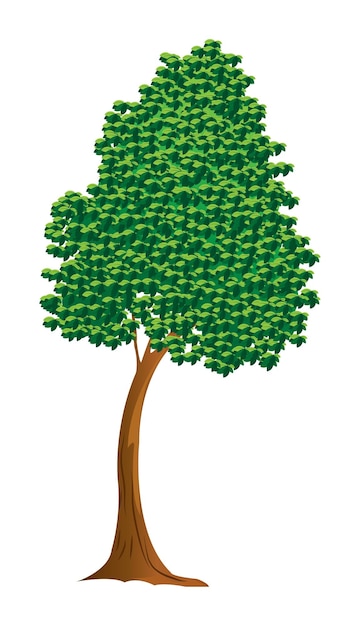 Vettore ad albero, vettore, illustrazione