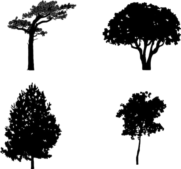 tree vector for t shirt desing