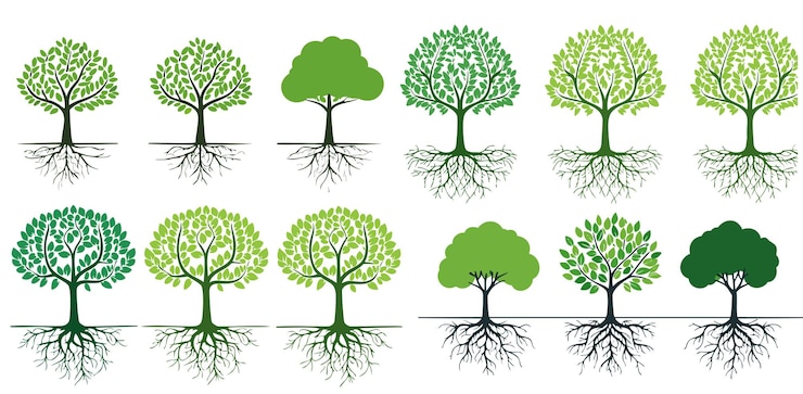 Vector tree vector