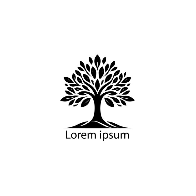 A tree wellness logo desing