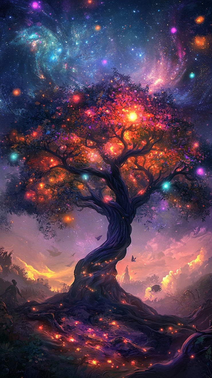 Vector a tree with the words quot tree quot on it