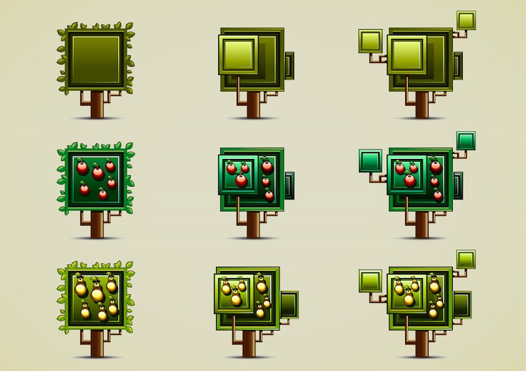 Vector trees collection