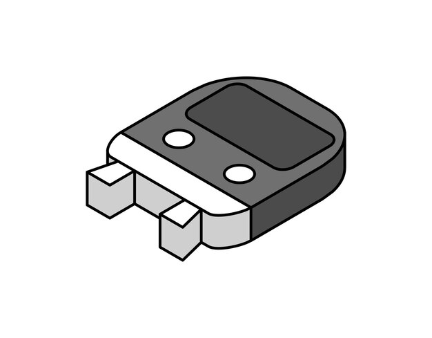 Trein isometrisch ontwerp pictogram Vector web illustratie 3d kleurrijke concept