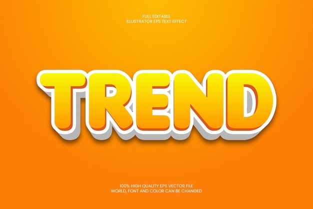 Trend Text Effect