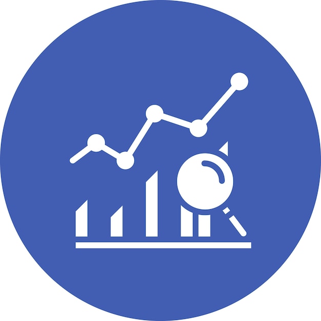 Trendanalyse icoon vector afbeelding Kan worden gebruikt voor Business Performance