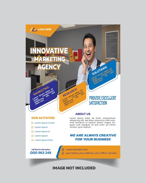 Trending Business Agency Flyer Design Corporate Business Leaflet Creatief Flyer A4