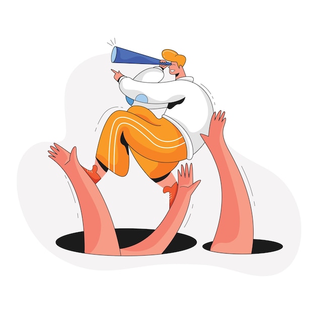 trending concept illustration art