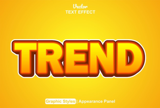Trendteksteffect met grafische stijl en bewerkbaar