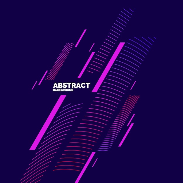 Vector trendy abstract background. composition of amorphous forms and lines. vector illustration