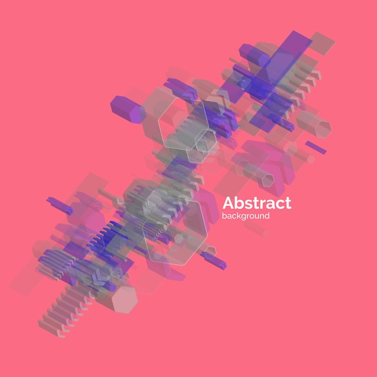 Vector trendy abstract background. composition of geometric shapes. vector illustration