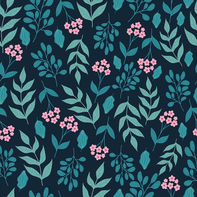 Premium Vector  Beautiful moden spring seamless pattern with