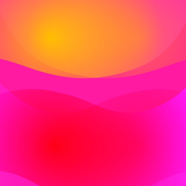 Trendy bright colorful background with wavy lines