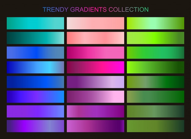 Trendy colorful backgrounds