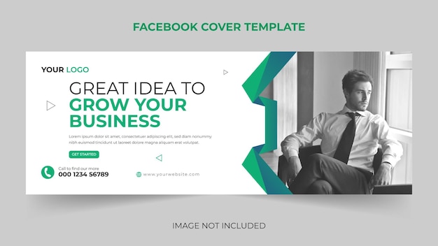 Vector trendy corporate digital marketing facebook cover social media banner template premium vector