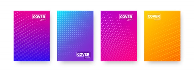 Trendy covers design.