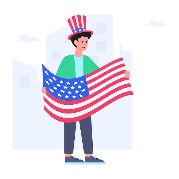 trendy design icon of happy independence day