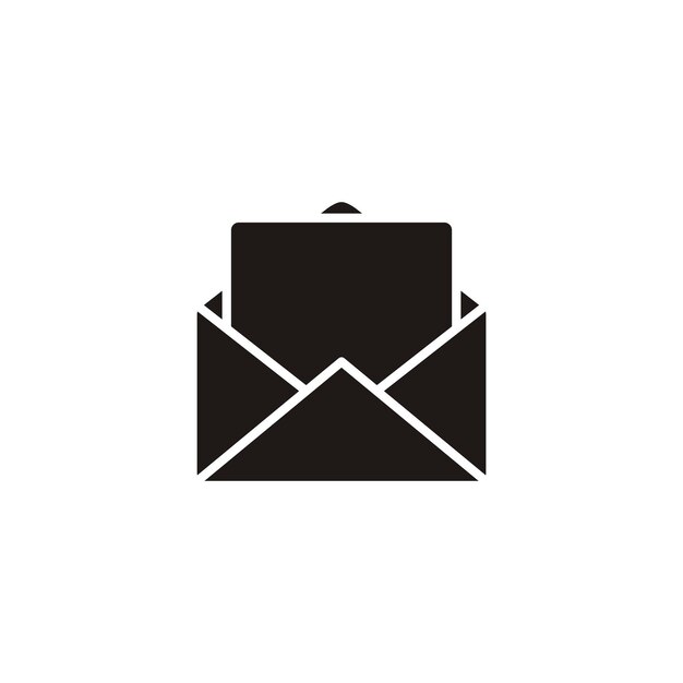 Trendy Envelope Icon Vector Template
